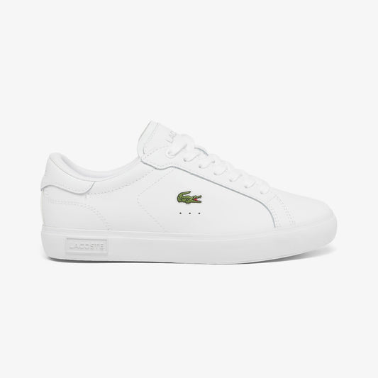 Lacoste Powercourt Leather Kadın Beyaz Sneaker