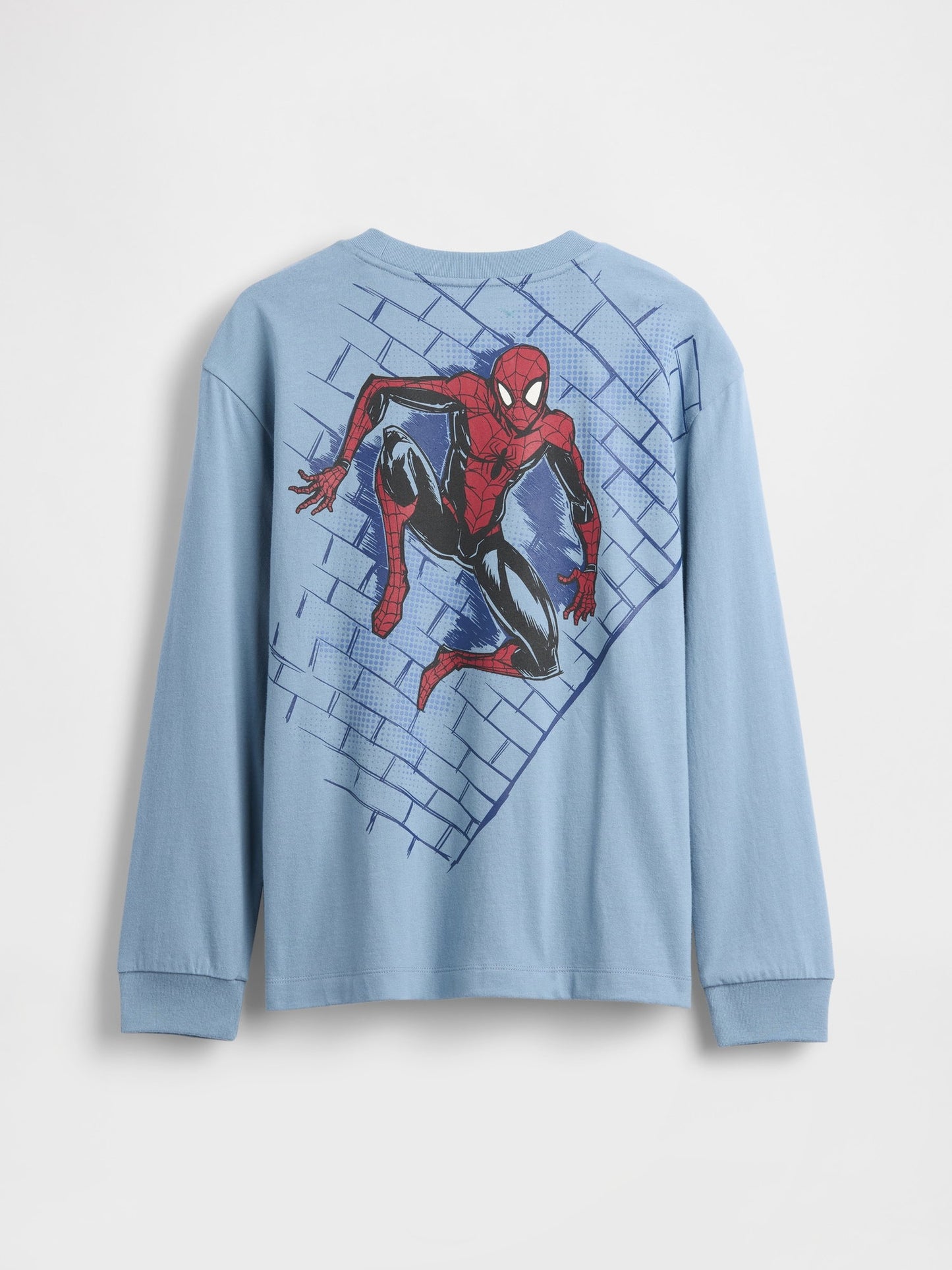 Açık Mavi Marvel Relaxed Grafik T-shirt