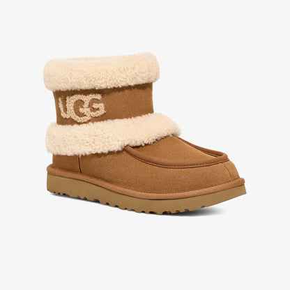 Ugg Ultra Mini Fluff Kadın Kahverengi Bot