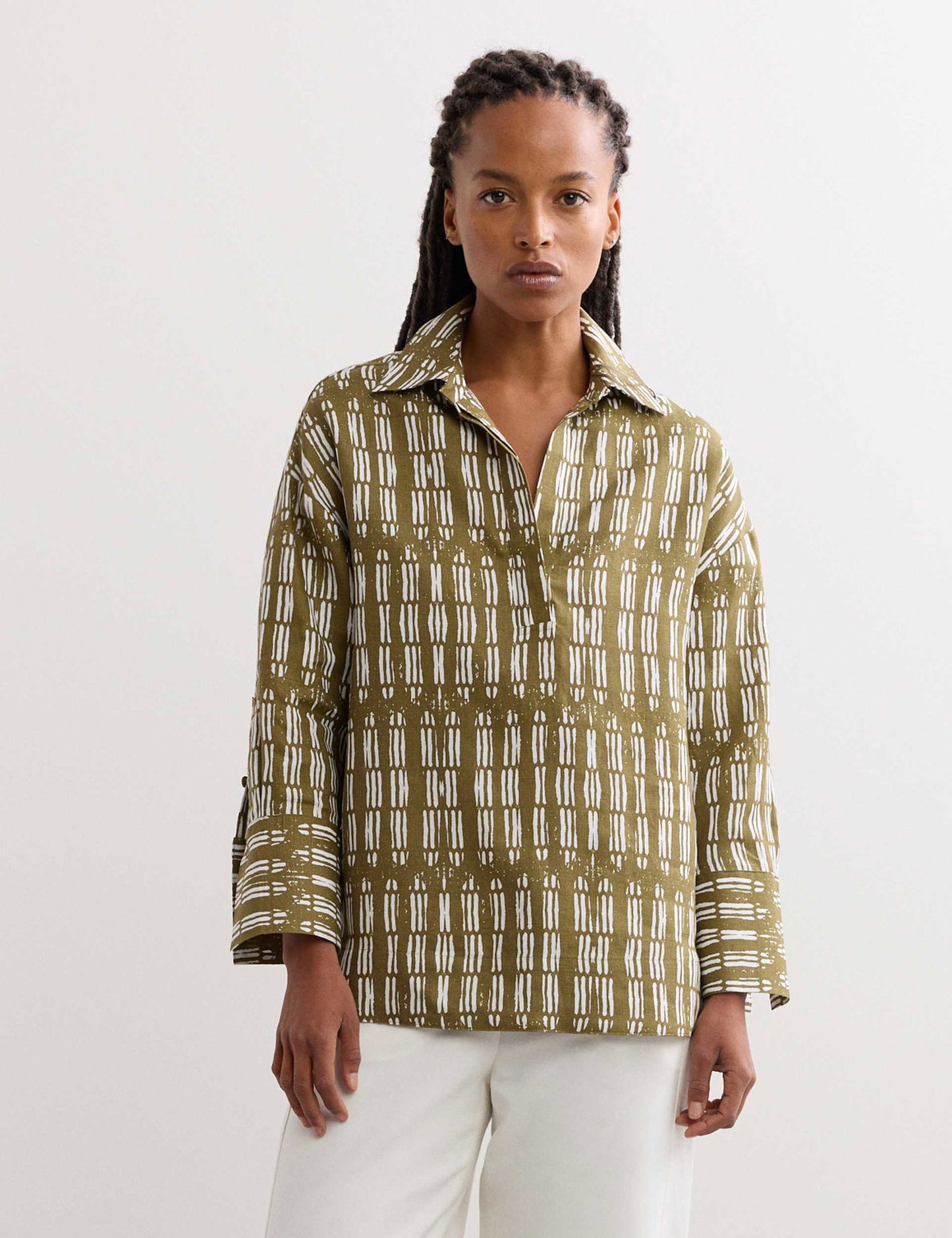 Keten Popover Bluz