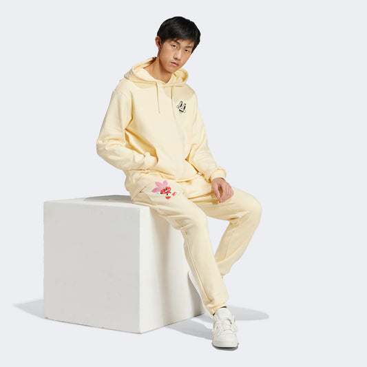 Adidas Originals 70s Fleece Nelson Erkek Krem Eşofman Altı