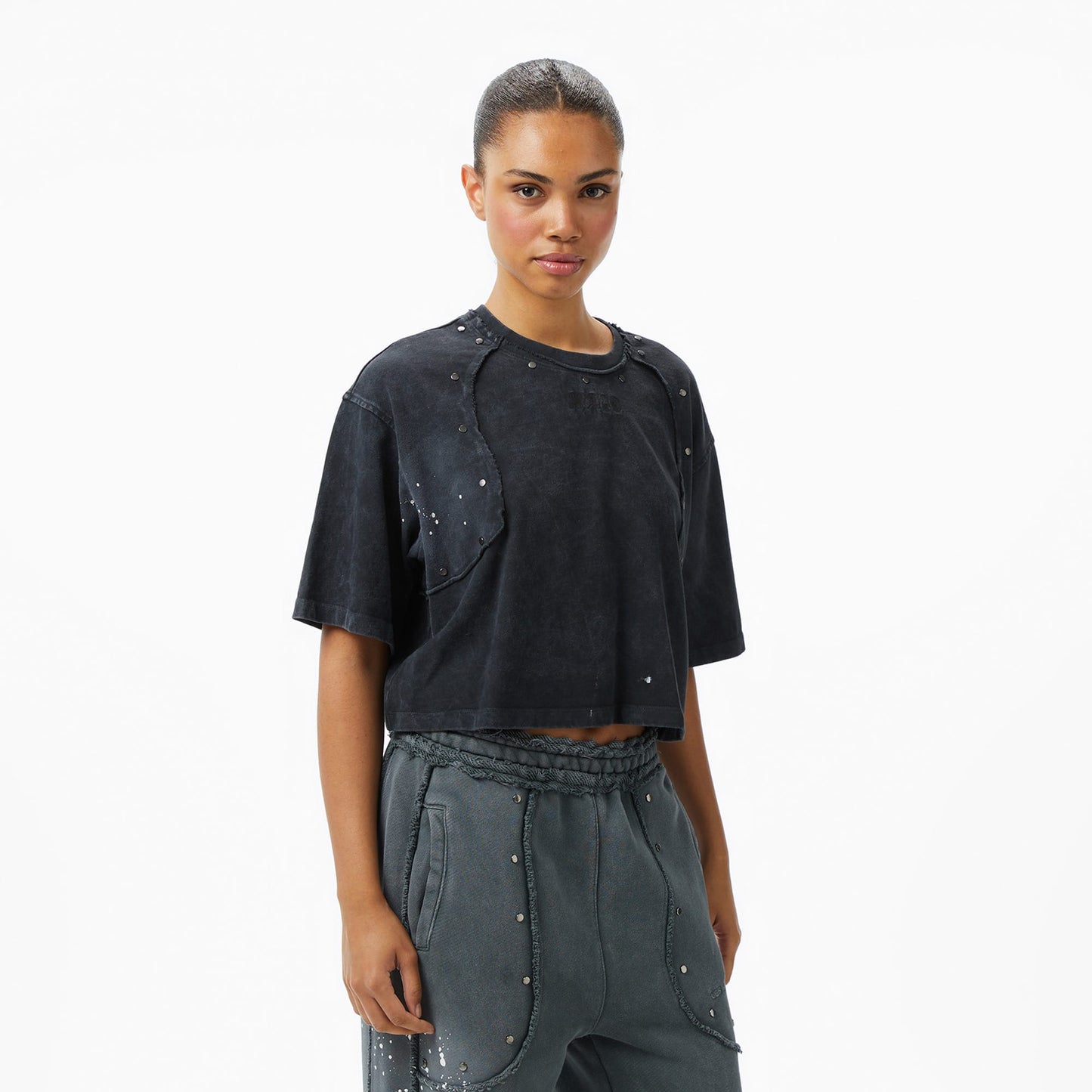 Les Benjamins Essentials 301 Kadın Siyah T-shirt