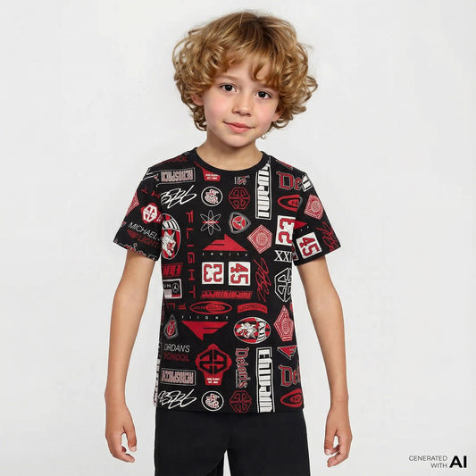 Jordan Essentials Printed Çocuk Siyah T-shirt