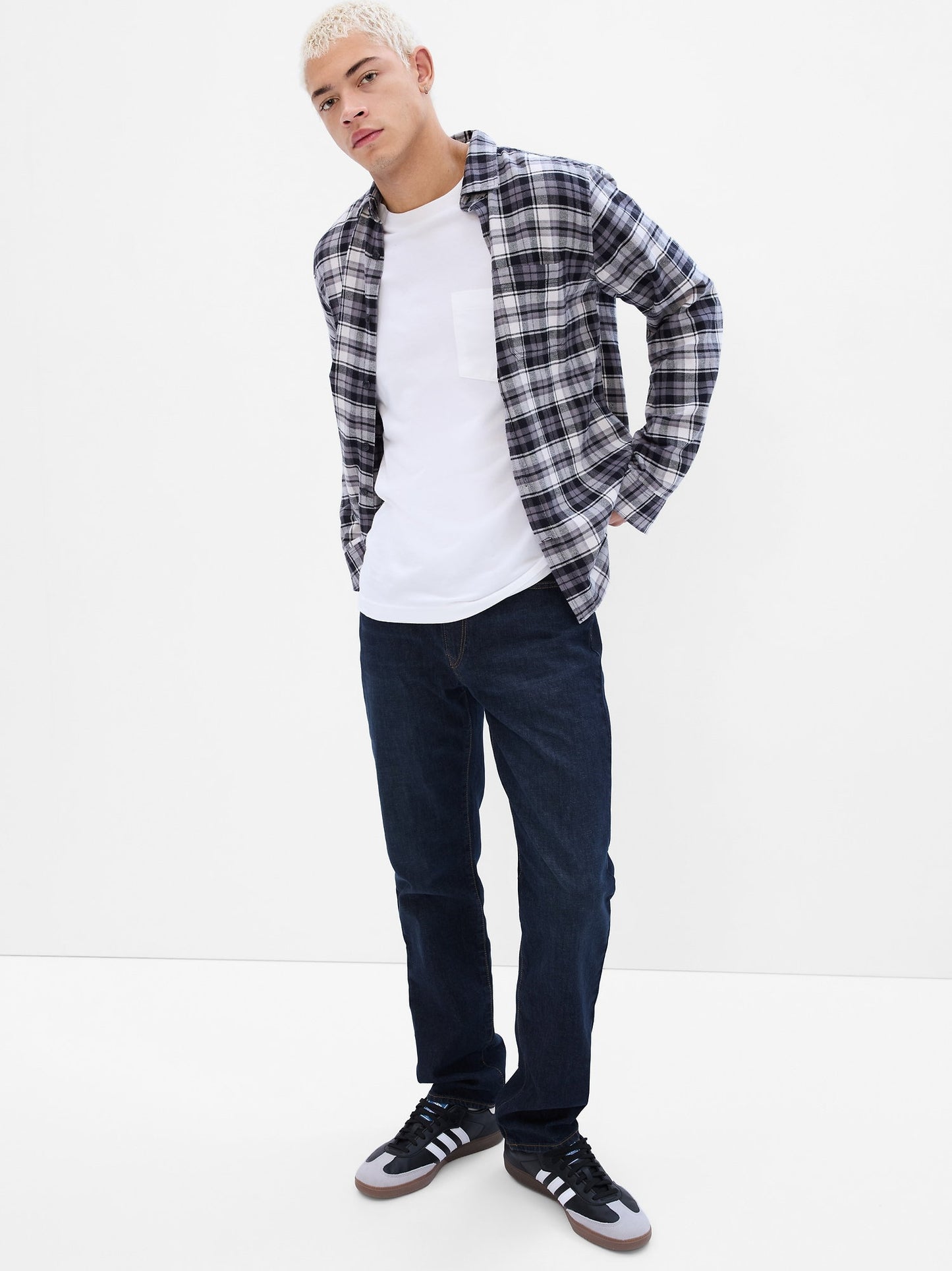 Koyu Mavi Straight Fit Jean Pantolon