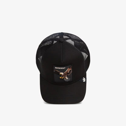 Goorin Bros Represent Eagle Trucker Unisex Siyah Şapka