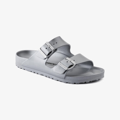 Birkenstock Arizona Eva Metallic Çift Bantlı Erkek Gri Plaj Terliği