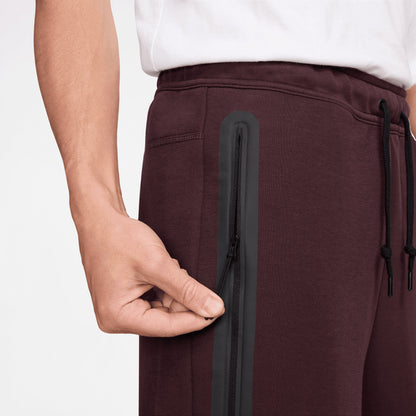 Nike Tech Fleece Erkek Bordo Şort