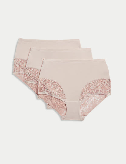 3'lü Body Soft Full Brief Külot Seti