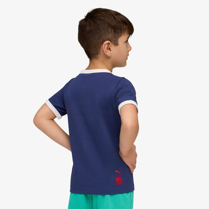 Puma X Paw Patrol Ringer Çocuk Mavi T-shirt