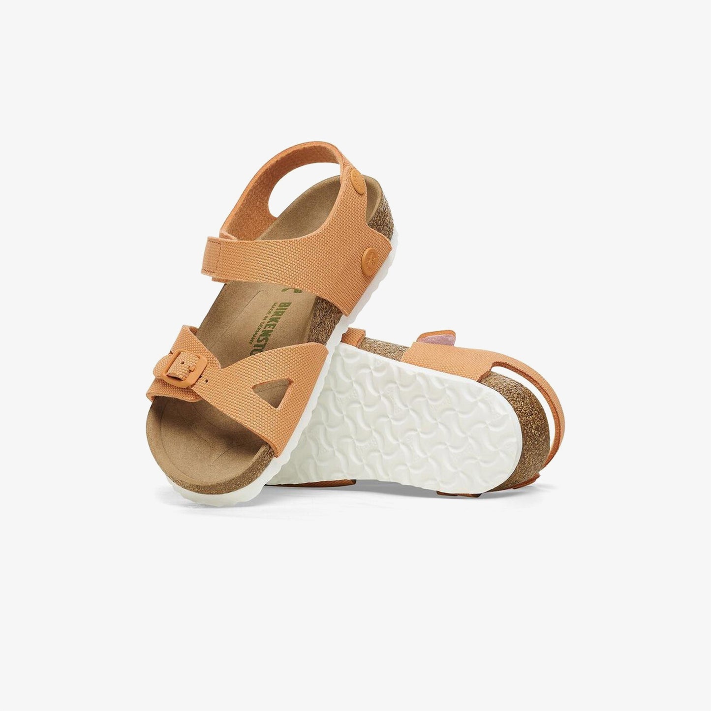 Birkenstock Colorado Tex Canvas Vegan Bebek Turuncu Sandalet