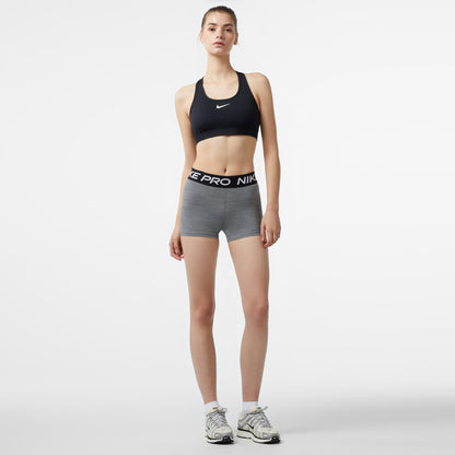 Nike Swoosh Medium Support Kadın Siyah Antrenman Bra