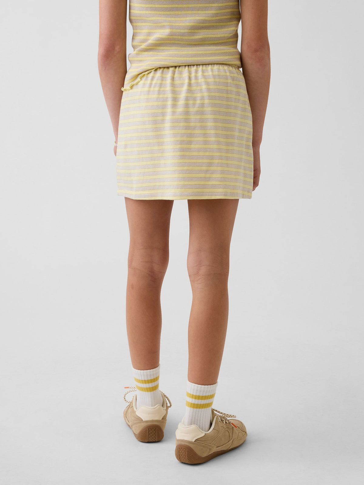 Sarı Easy Şort Etek