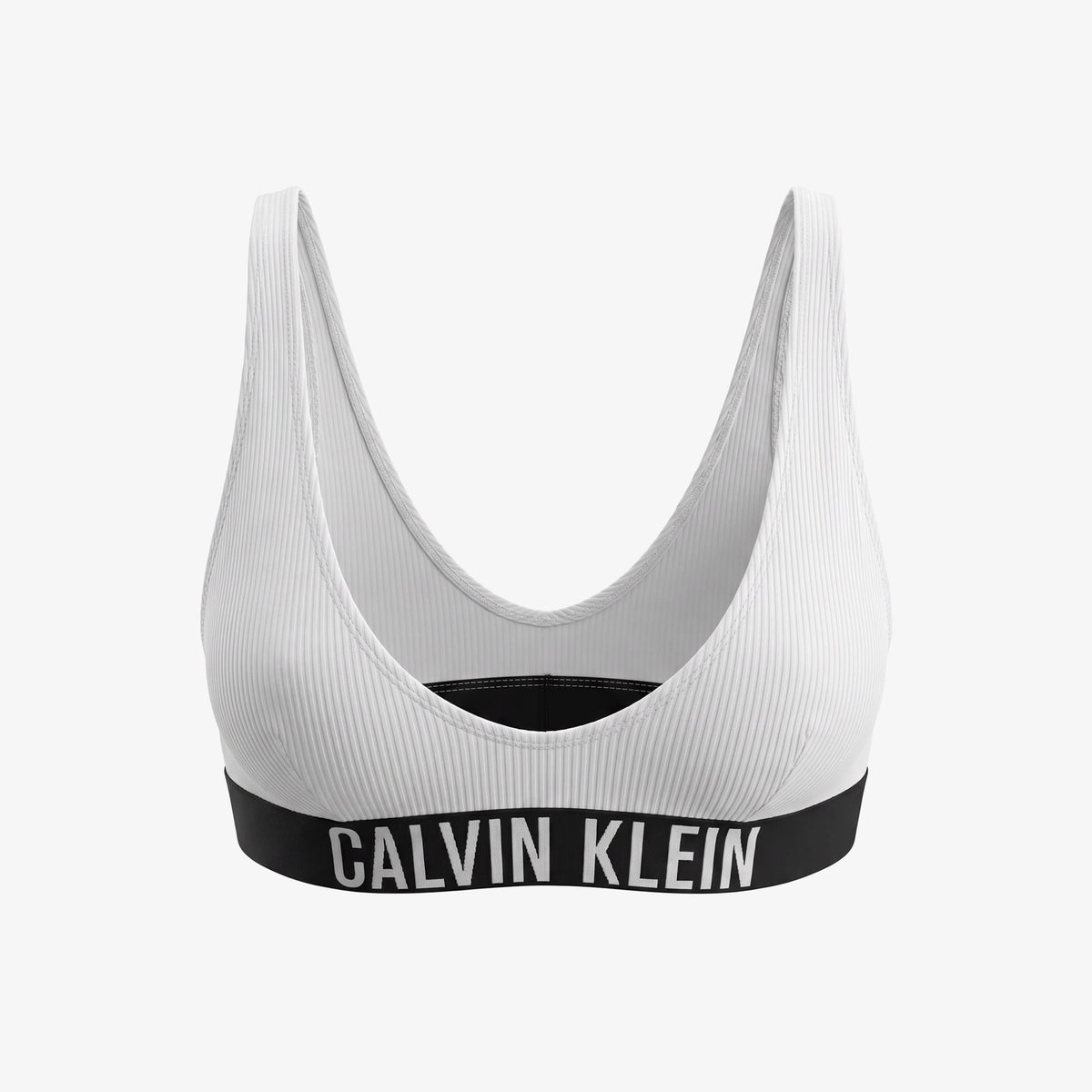 Calvin Klein Scoop Spor Sütyenilette Kadın Beyaz Bikini Üstü