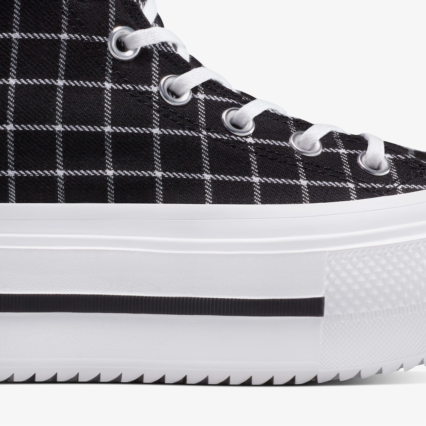 Converse Chuck Taylor All Star Lift Double Stack Platform Kadın Siyah Sneaker