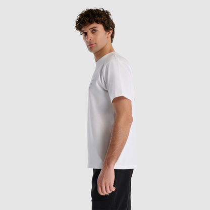 New Balance Erkek Beyaz T-shirt