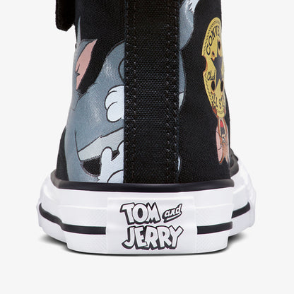 Converse X Tom & Jerry Chuck Taylor All Star Easy-on Çocuk Siyah Sneaker