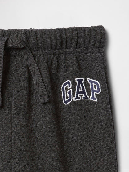 Gri Gap Logo Fransız Havlu Kumaş Pull-on Jogger Eşofman Altı