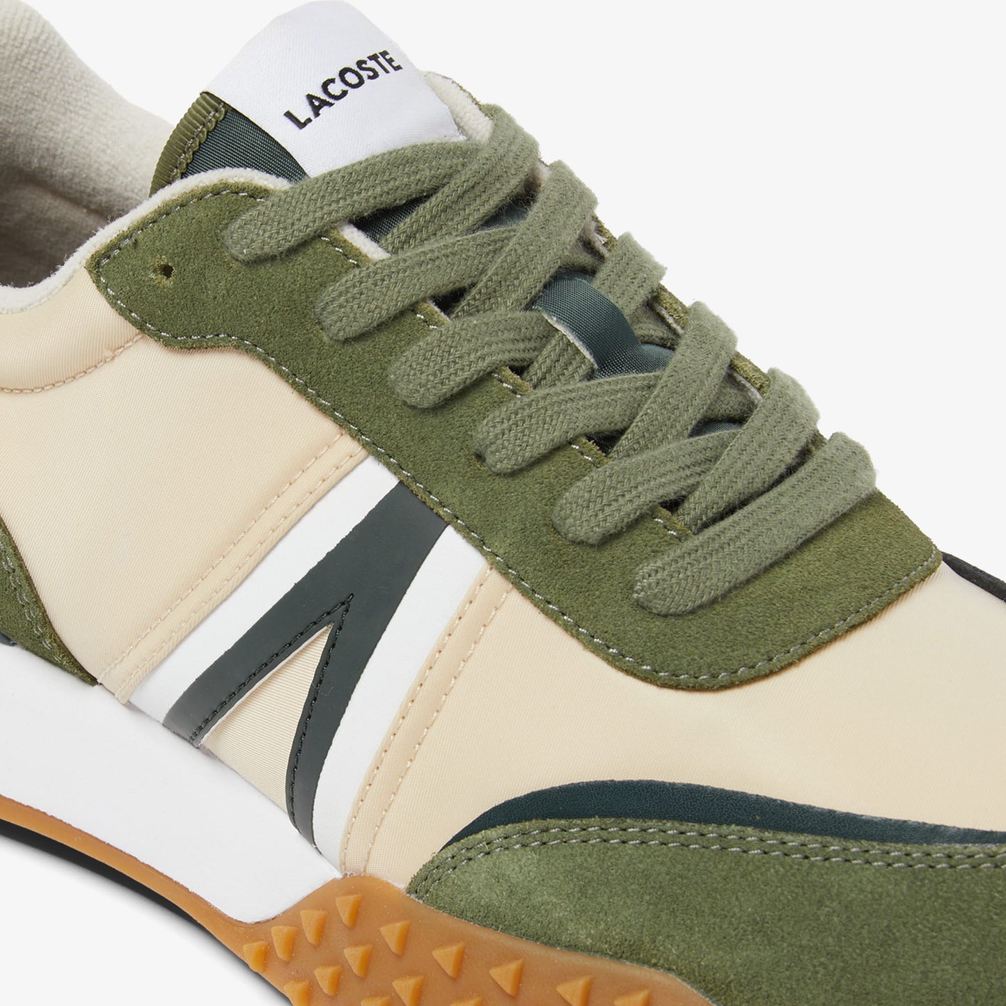 Lacoste L-spin Deluxe Erkek Haki/beyaz Sneaker