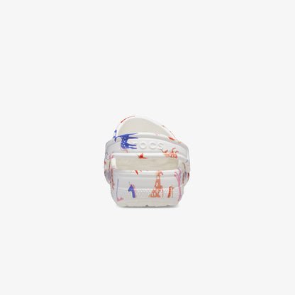 Crocs Classic Character Print K Çocuk Beyaz Terlik
