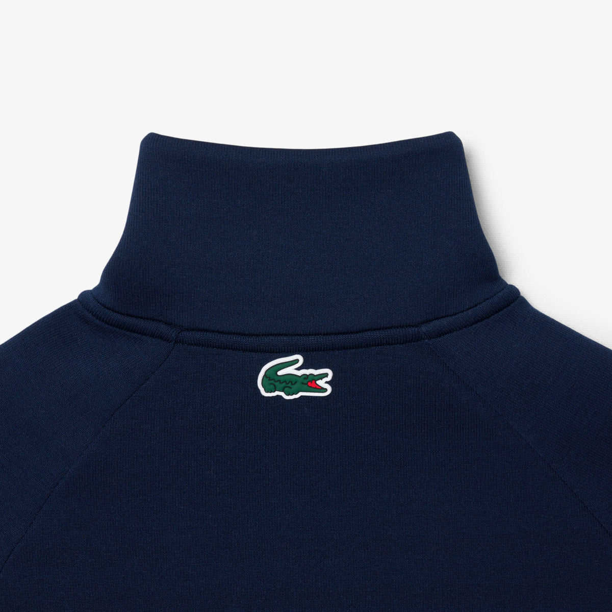 Lacoste Kadın Relaxed Fit Fermuarlı Lacivert Sweatshirt