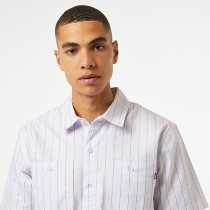 Huf Parker S/s Work Erkek Mor Gömlek