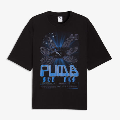 Puma Graphic Erkek Siyah T-shirt