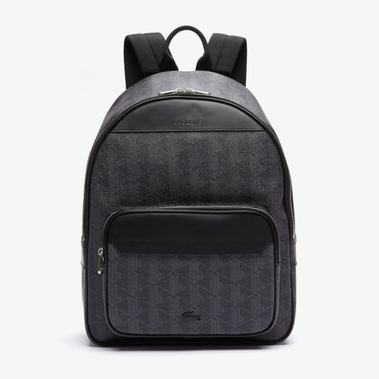 Lacoste The Blend Erkek Monogram Siyah Sırt Çantası