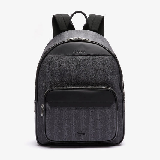 Lacoste The Blend Erkek Monogram Siyah Sırt Çantası
