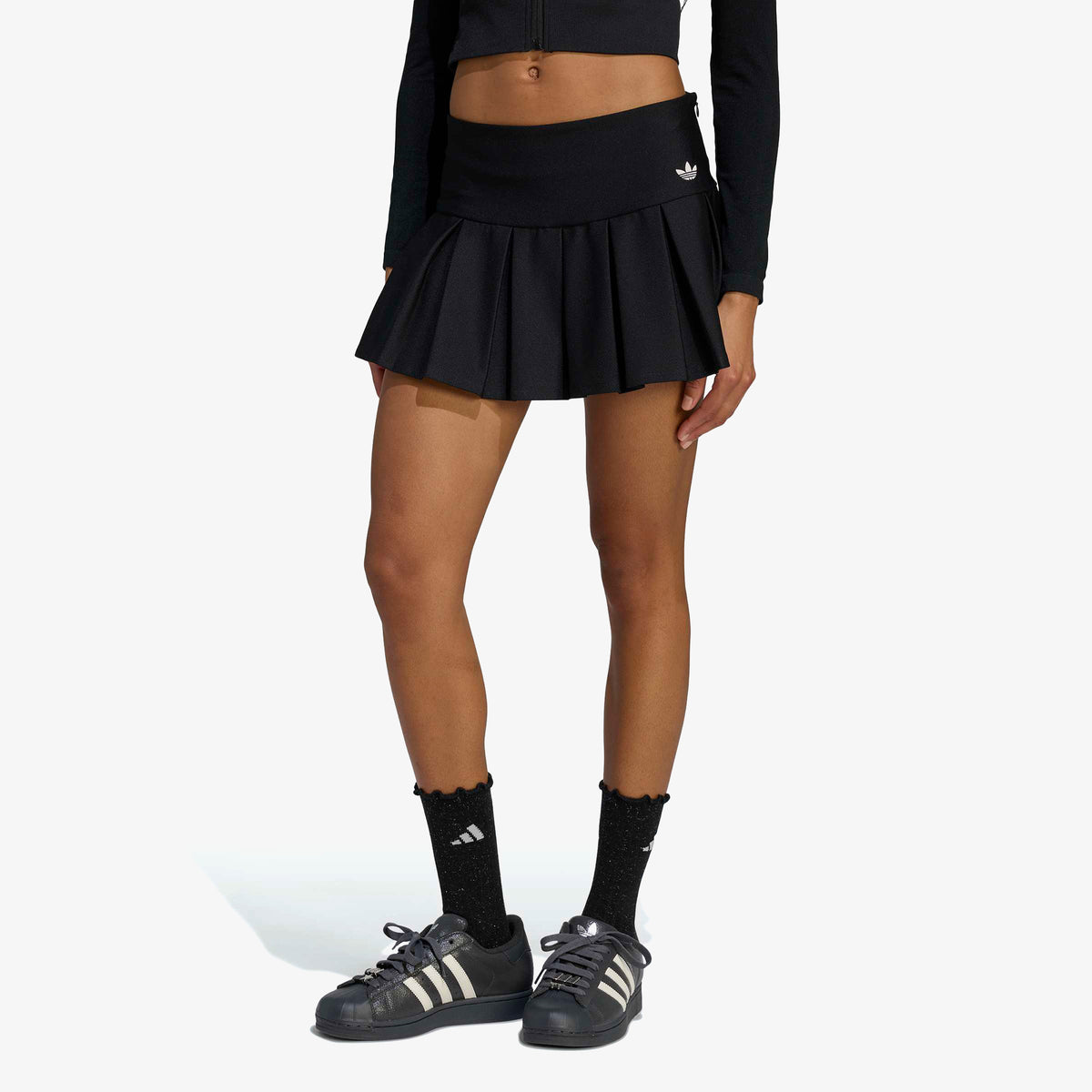 Adidas Low Waist Sport Kadın Siyah Etek