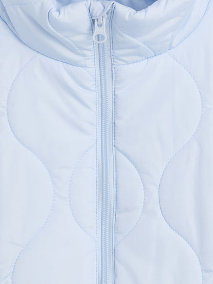 Pembe Relaxed Puffer Şişme Ceket