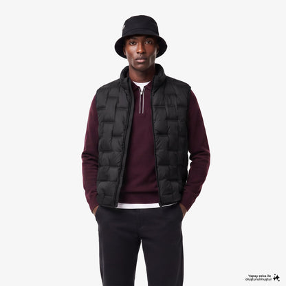 Lacoste Regular Fit Erkek Siyah Yelek