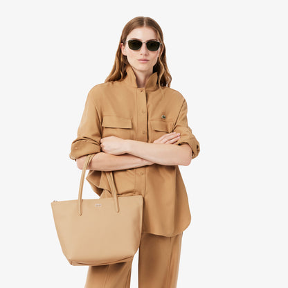 Lacoste Small L.12.12 Kadın Bej Omuz Çantası