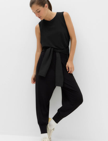 Tapered Fit Yüksek Belli Yoga Pantolonu