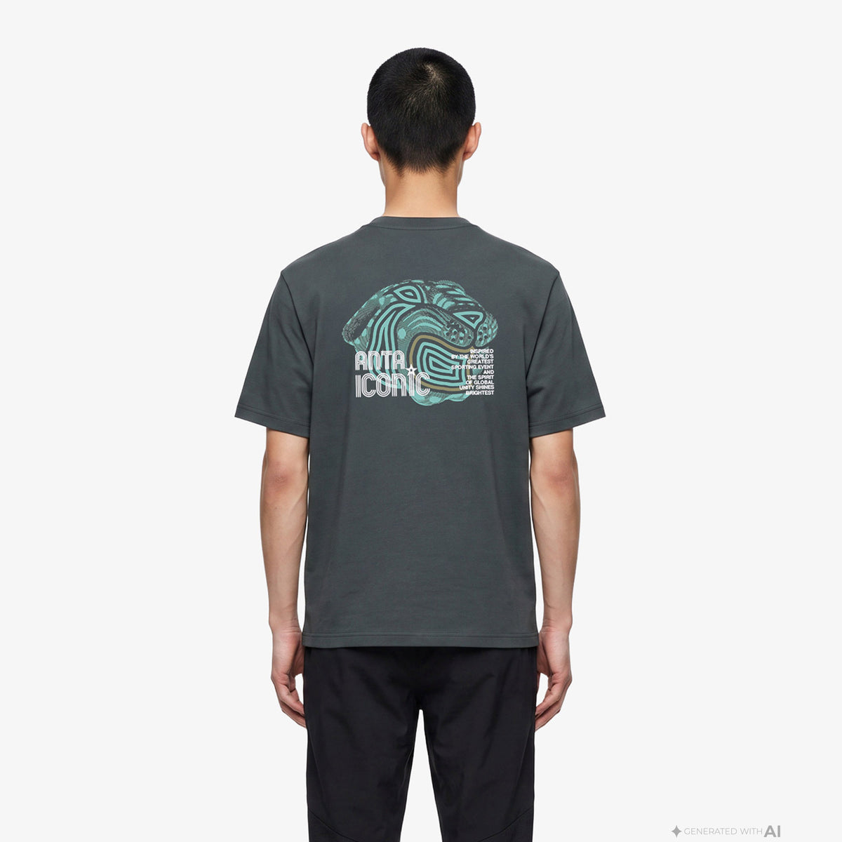 Anta Anta Iconic Erkek Yeşil T-shirt