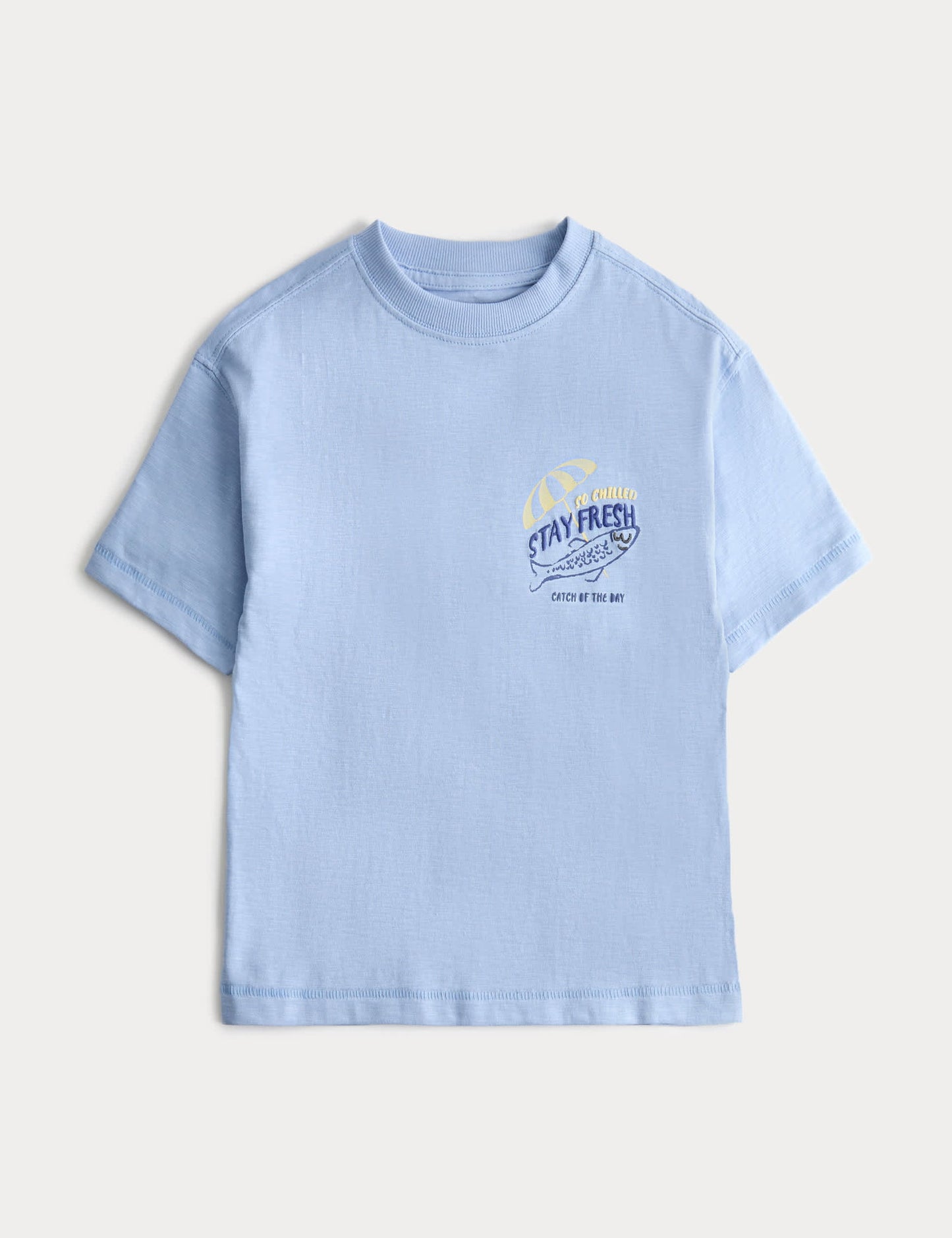 Saf Pamuk T-shirt