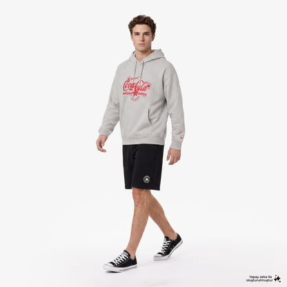 Converse X Coca-cola Erkek Gri Hoodie
