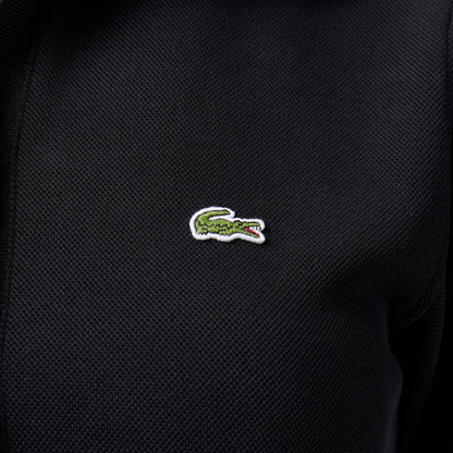 Lacoste Kadın Classic Fit Kısa Kollu Polo Yaka Siyah Elbise