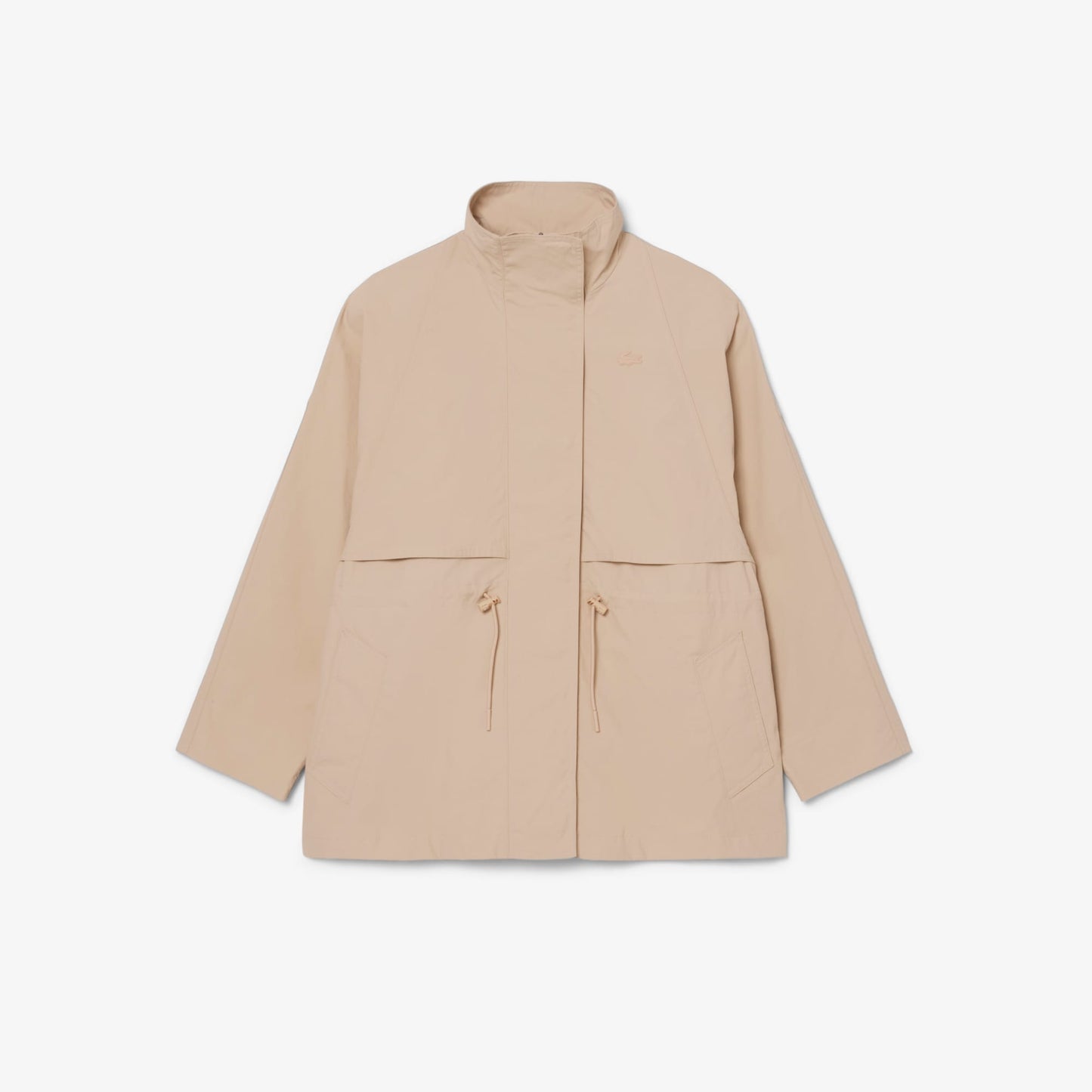Lacoste Kadın Oversize Fit Bej Ceket