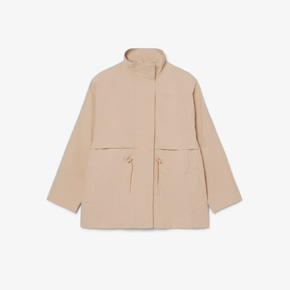 Lacoste Kadın Oversize Fit Bej Ceket