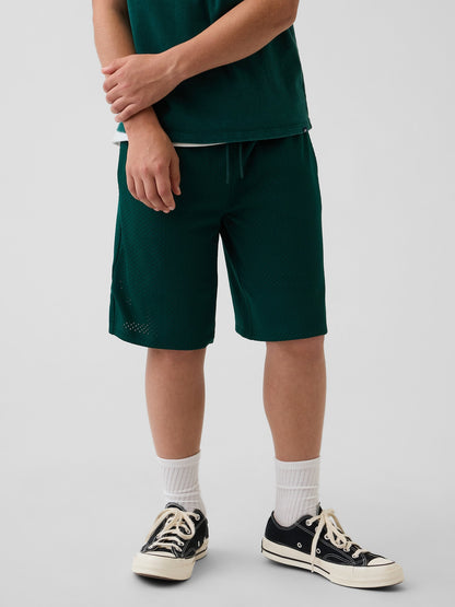 Koyu Yeşil 8 Mesh Active Şort