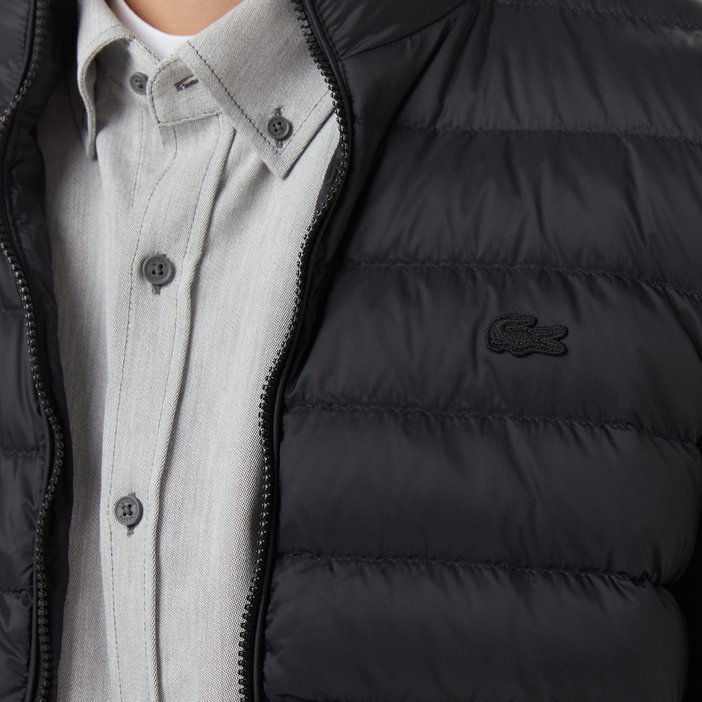 Lacoste Erkek Regular Fit Siyah Mont