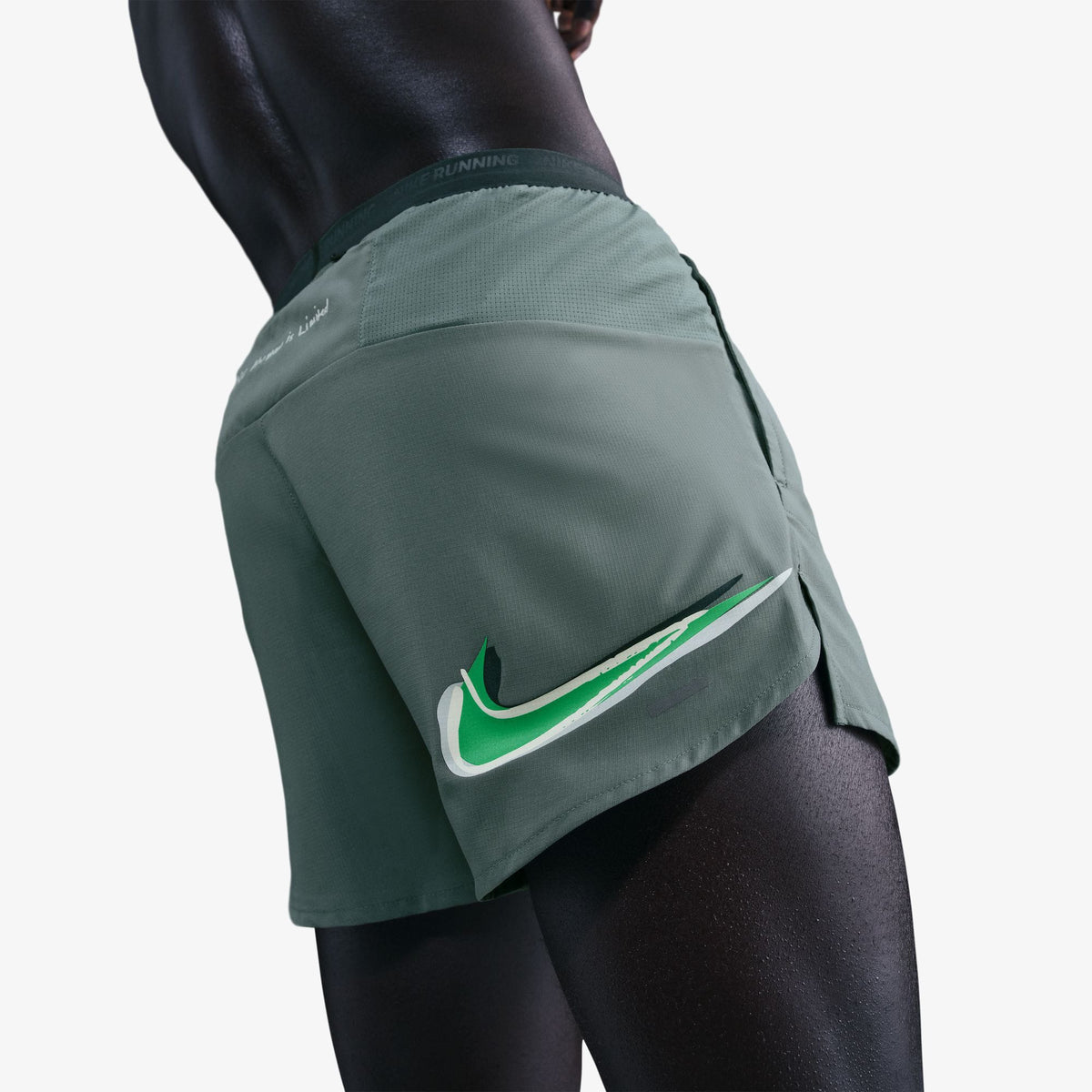 Nike Stride Eliud Kipchoge Erkek Yeşil Koşu Şort