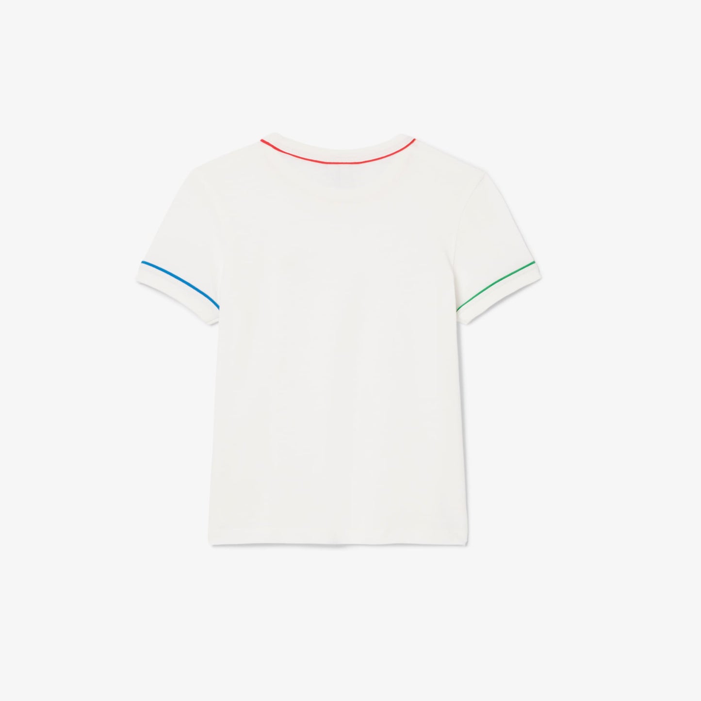 Lacoste Çocuk Bisiklet Yaka Krem T-shirt