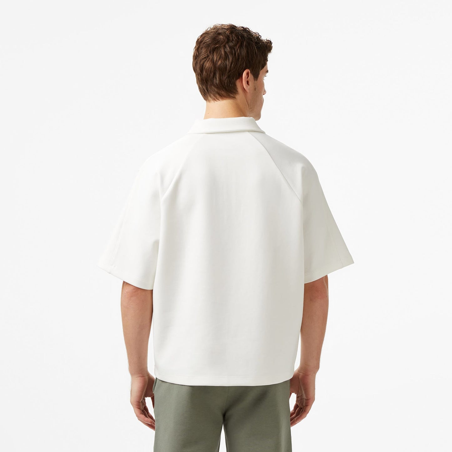 Nautica Erkek Krem Regular Fit Polo Yaka T-shirt