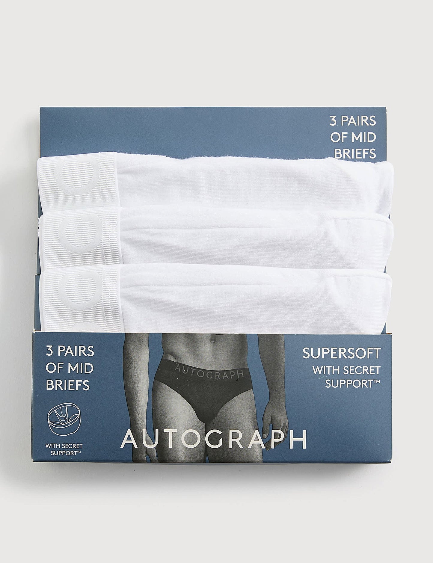 3'lü Supima® Pamuklu Slip Külot