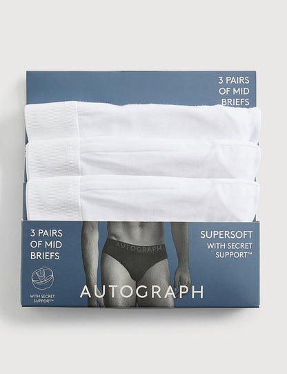 3'lü Supima® Pamuklu Slip Külot