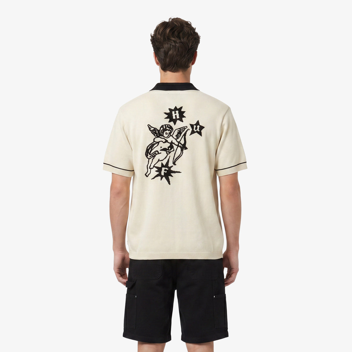Huf Icaris Knit Top Erkek Bej Gömlek