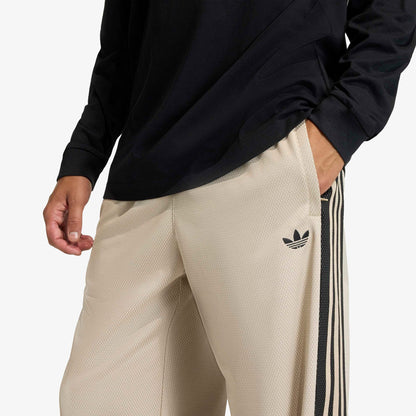 Adidas Bol Fileli Erkek Bej Eşofman Altı