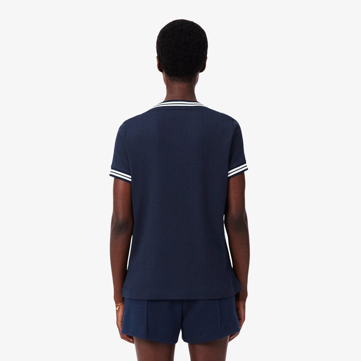 Lacoste Regular Fit Kadın Lacivert T-shirt