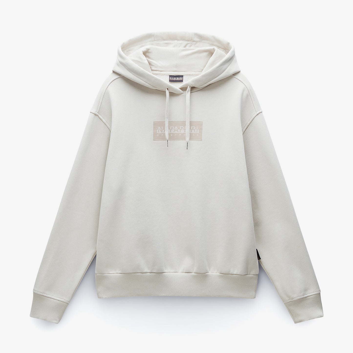 Napapijri Box Logo Kadın Bej Sweatshirt